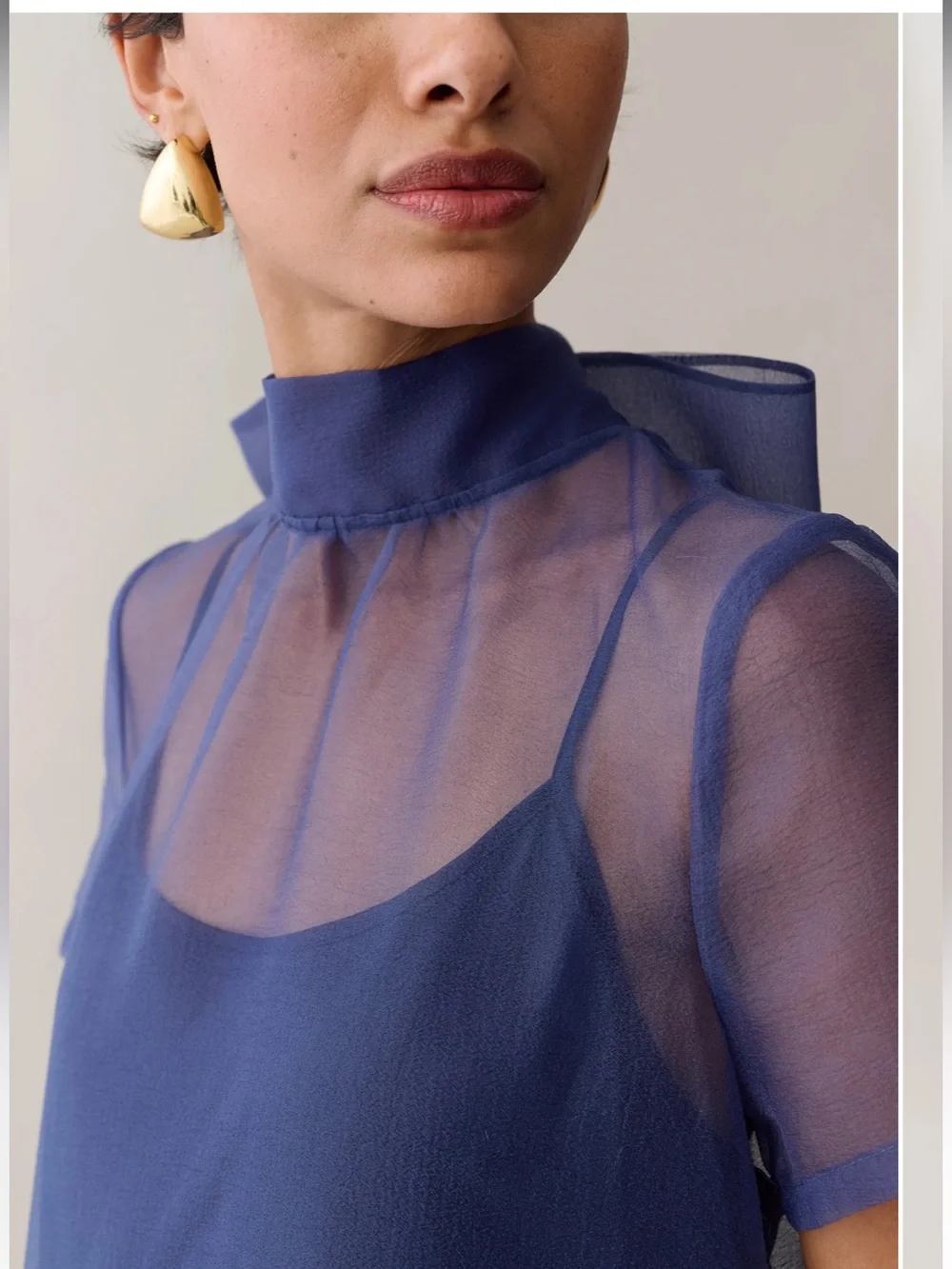 NWT CAARA Melody Navy Ted Baker Factory Maxi Dress  Size XL , Small , Medium - Picture 4 of 11